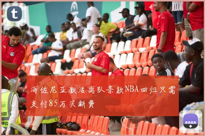 海佐尼亚激活离队条款NBA回归只需支付85万买断费